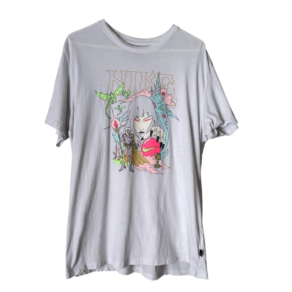 Nike Men's Sportswear Fantasy Graphic T-Shirt DR7991-121 Sci-Fi Size Large